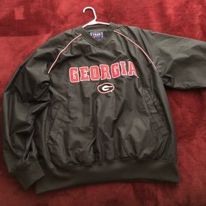Georgia bulldogs windbreaker sz medium